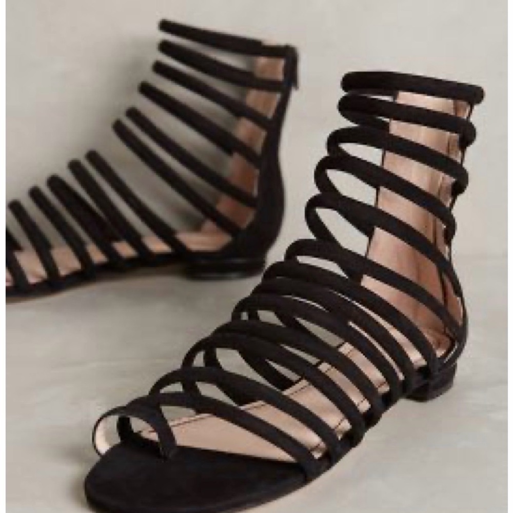 Klub Nico Black Gladiator Sandals